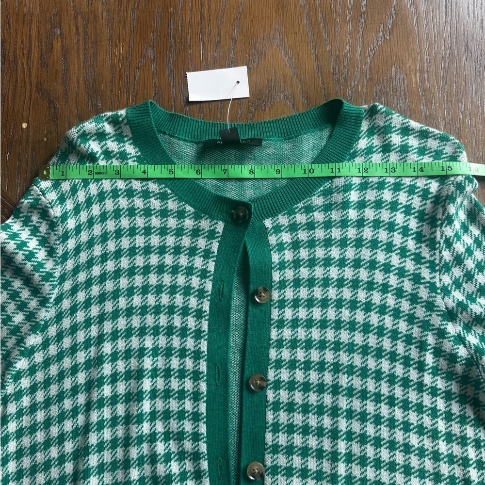 NWT Ann Taylor Houndstooth Cardigan Size M - Picture 5 of 6